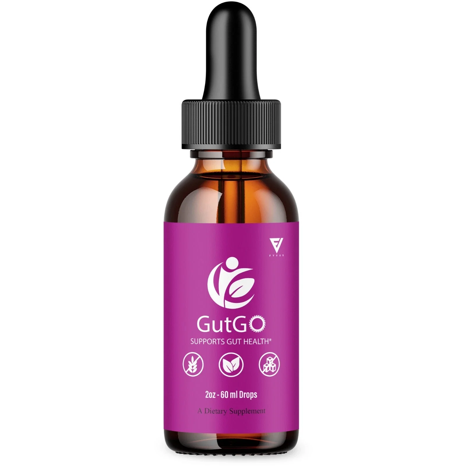 Gut Go liquid drops bottle