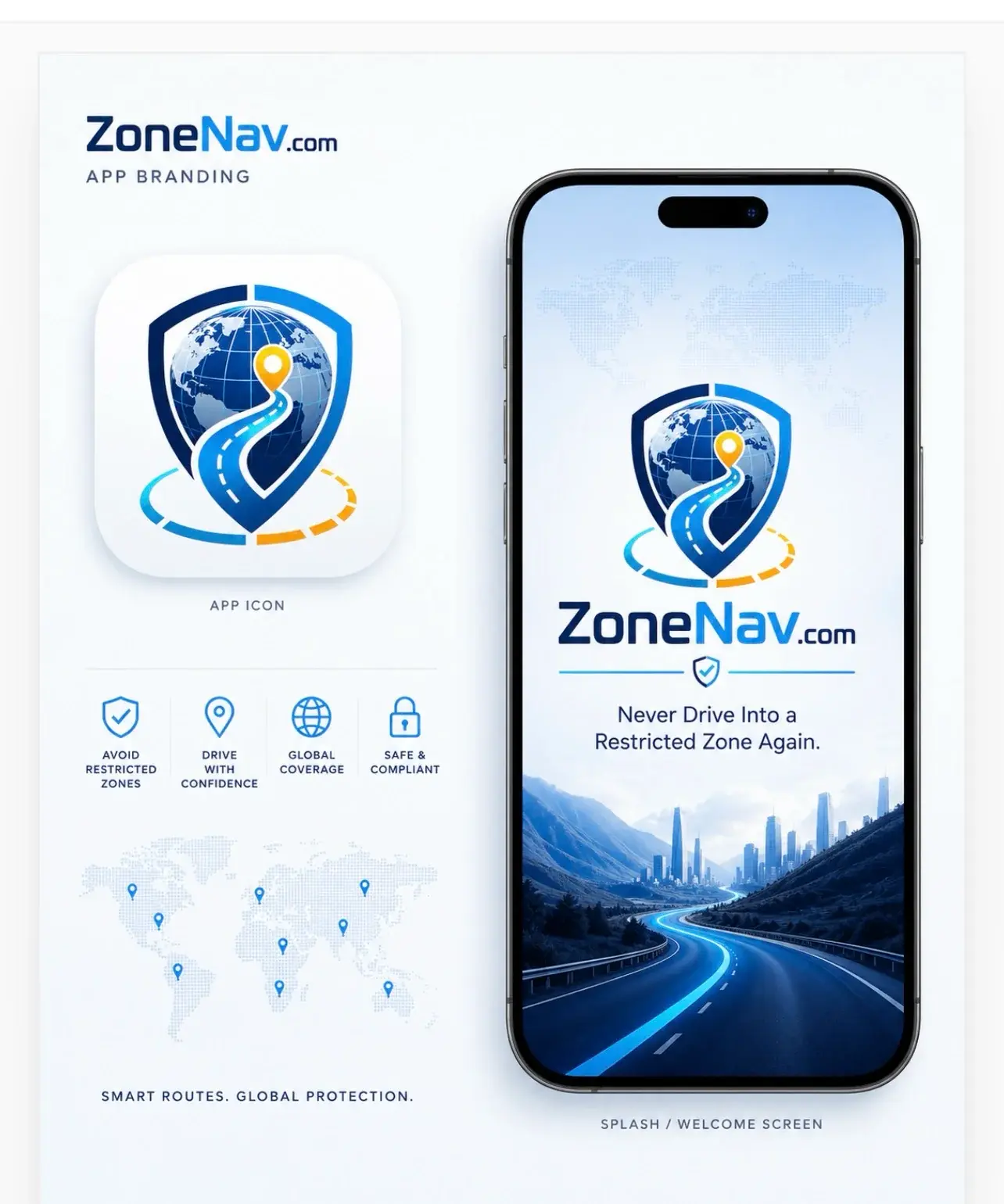 ZoneNav app — Never Drive Into a Restricted Zone Again