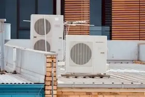Commercial rooftop HVAC units